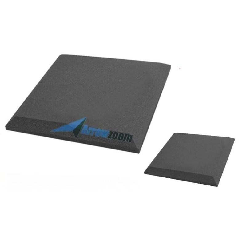 Arrowzoom Flat Bevel Adhesive Backed Acoustic Foam Panels front view.