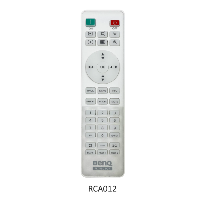 Certified Refurbished BenQ AH700ST 4000-Lumen Short Throw 1080P Laser Golf Simulator Projector remote.
