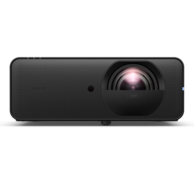 BenQ LH860ST 5000-Lumen 1080P Ultra Short Throw Laser Golf Simulator Projector front view.