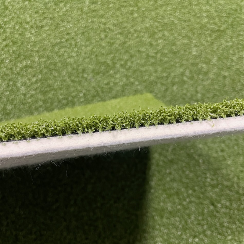A sample swatch of Big Moss Commander Putting Turf.