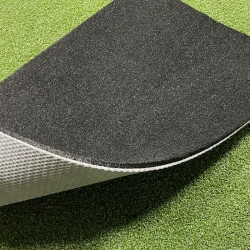 Big Moss V2 Midnight Shadow Black Putting Turf slightly folded.