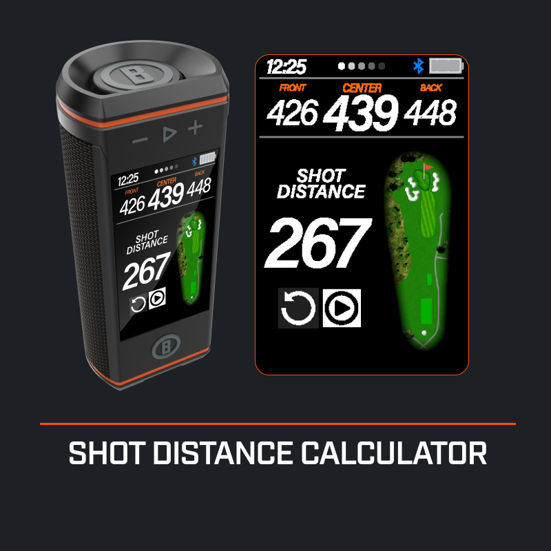 Bushnell Wingman HD shot distance calculator.