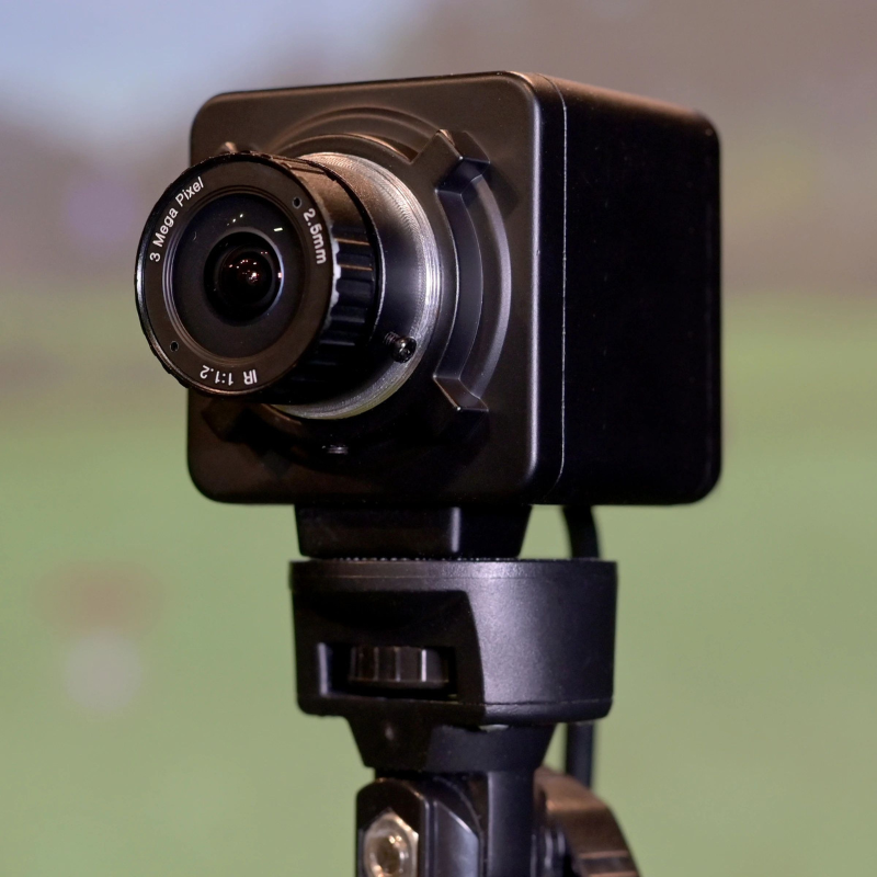 Carl's Place Golf Swing Camera front lower angle.