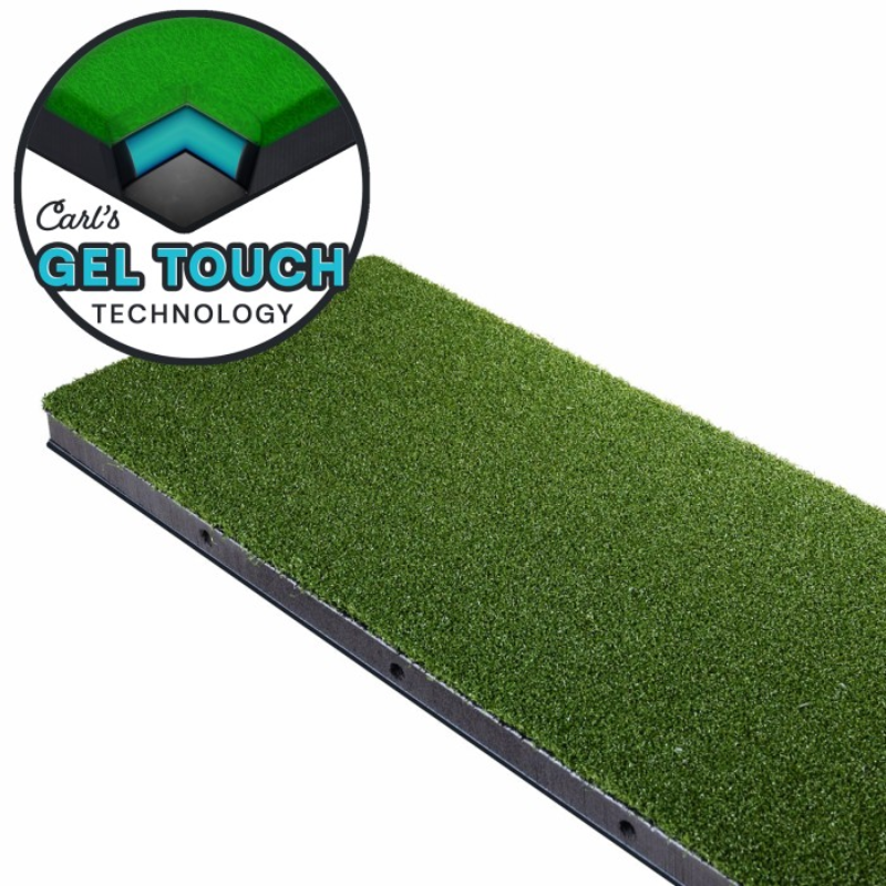 Carls Place HotShot Golf Mat System Gel Divot Strip with Carl's Gel Touch Technology.