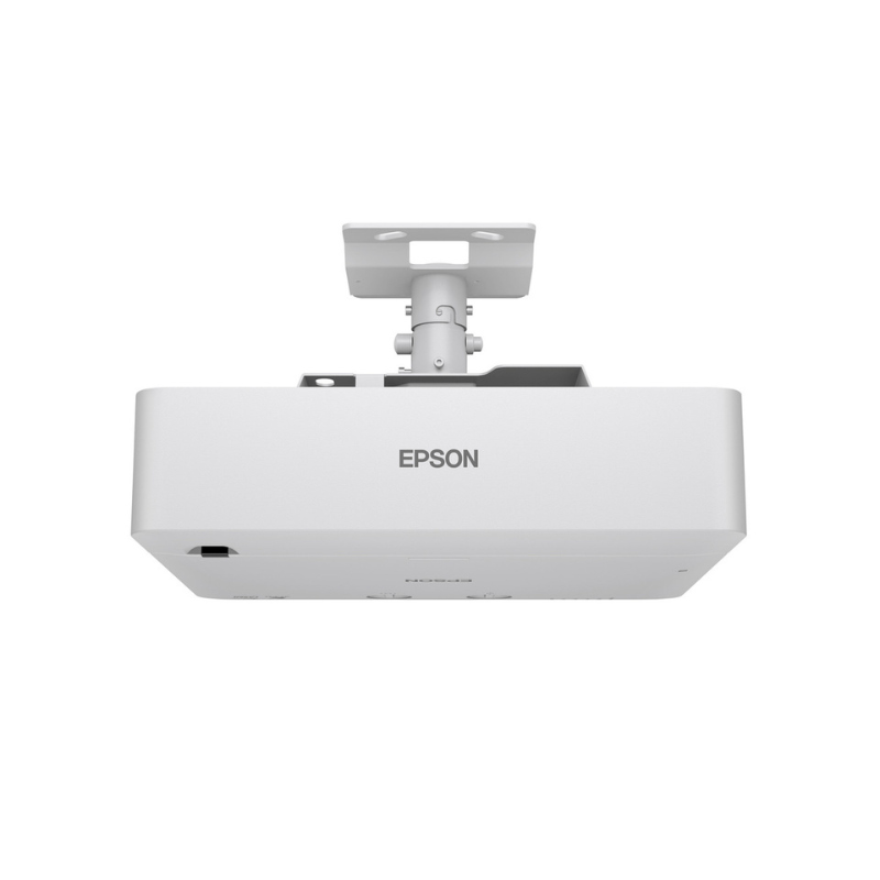 Epson L690SE PowerLite 6000 Lumen WUXGA Short Throw 3LCD Laser Projector with 4k Enhancement mounted rear view.