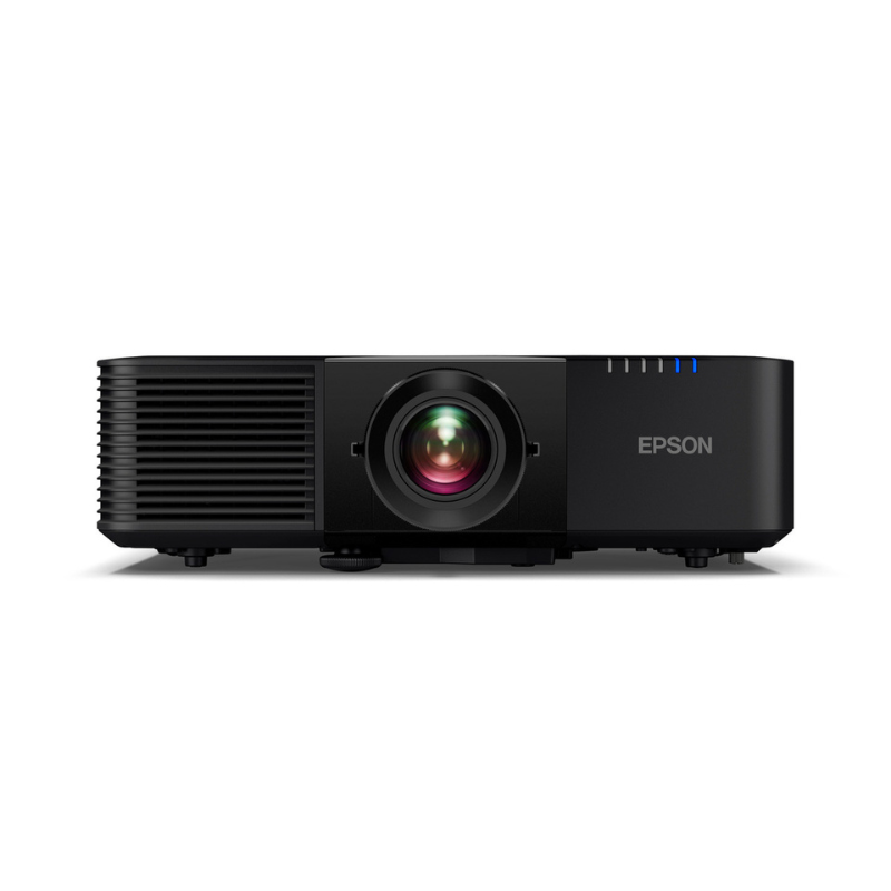 Epson L895E PowerLite 8000 Lumen WUXGA Normal Throw 3LCD Laser Projector with 4K Enhancement front view.