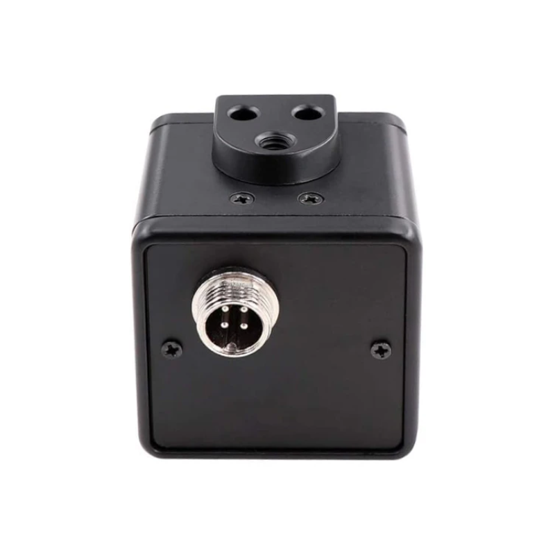 Foresight Sports USB Swing Camera rear connector port view black metal case.