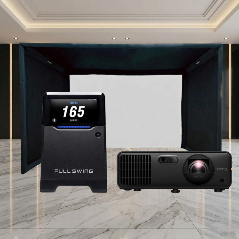 Full Swing KIT Launch Monitor Projector SIGPRO Commercial Golf Simulator Enclosure Package