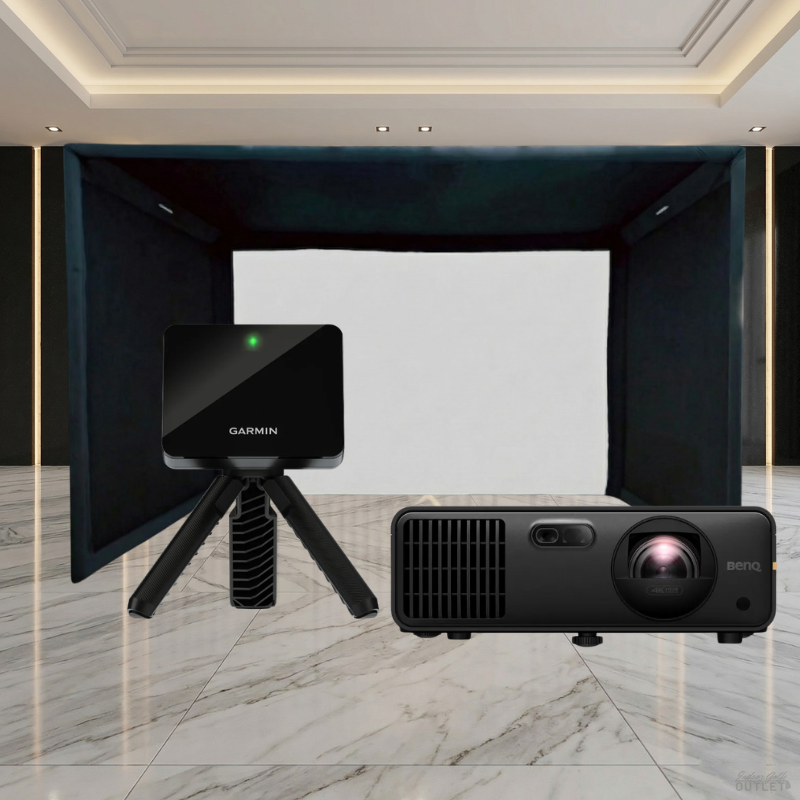 Garmin Approach R10 Launch Monitor Projector SIGPRO Commercial Golf Simulator Enclosure Package