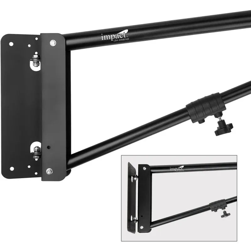 Impact 7 HD Wall Mounted Boom Arm angle adjustment detail.
