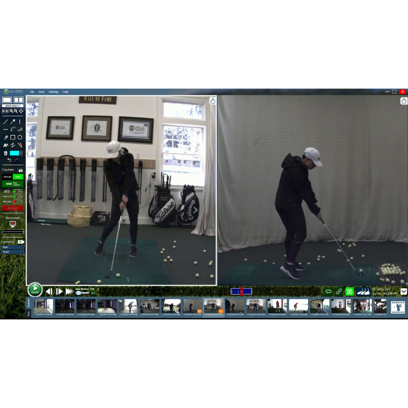 JC Video Digital Mirror Ultimate Software front and side view.
