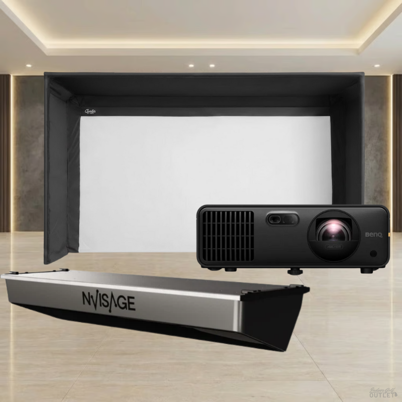 NVISAGE N1 Launch Monitor Carl's Place Pro Golf Simulator Package.