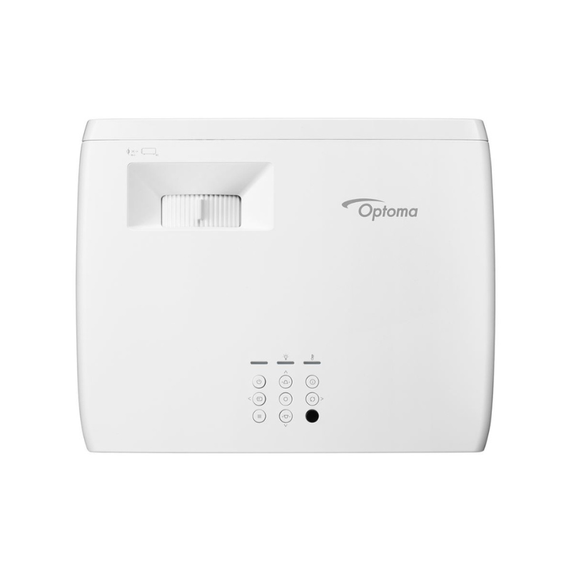 Optoma ZH450ST 4200 Lumens 1080p Short Throw Golf Simulator Projector top view.