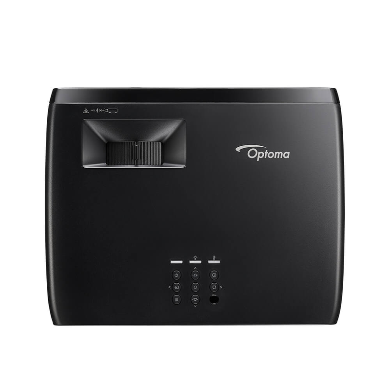 Optoma ZK431ST-B 4100-Lumens 4K UHD Short Throw Golf Simulator Projector top view.