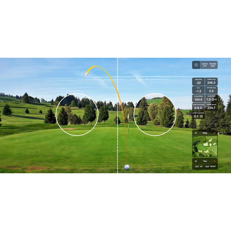 Optoma ZK521ST-B 5000-Lumens 4K UHD Short Throw Golf Simulator Projector 4K clarity with shot data.