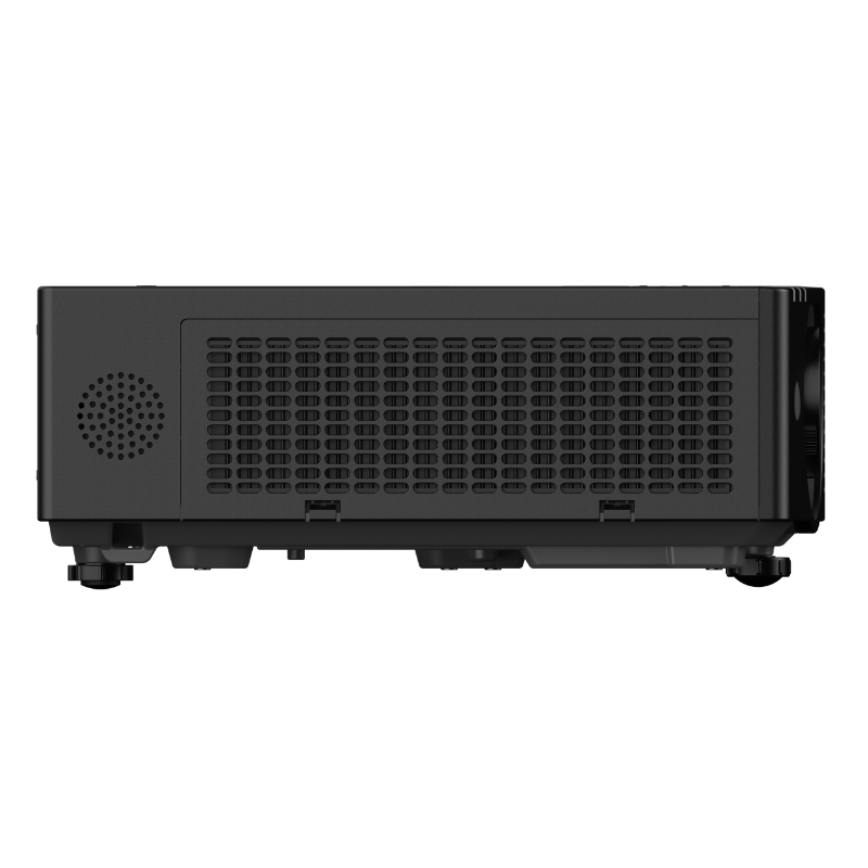 Panasonic PT-VMZ62BU7 6500-Lumen WUXGA Normal Throw Golf Simulator Projector left sided view.