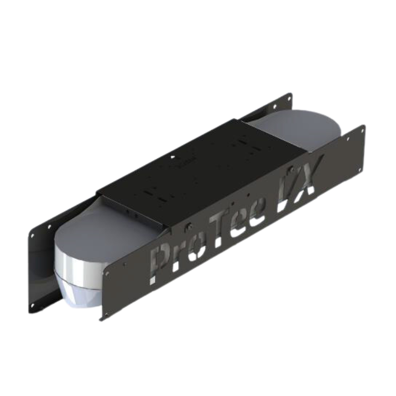 ProTee United VX Protector top view with ceiling adaptor plate.