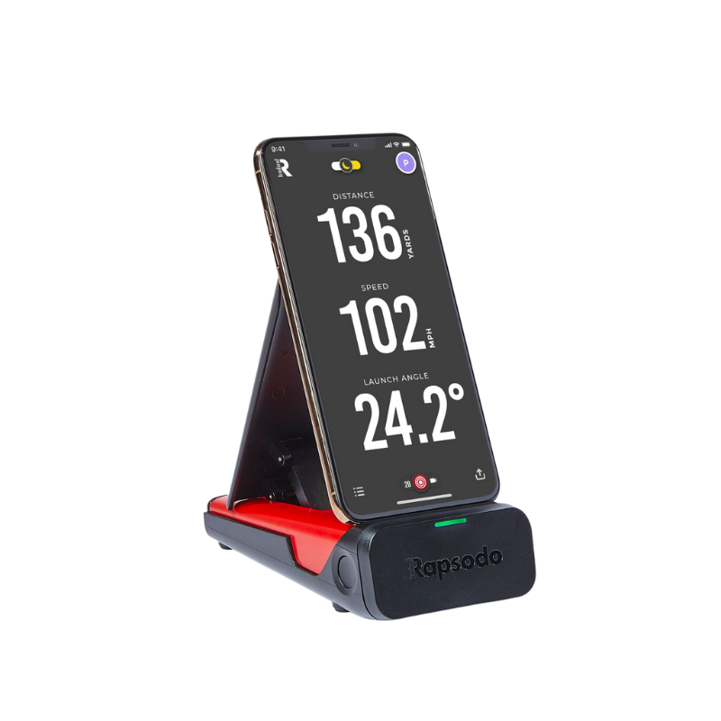 Rapsodo Mobile Launch Monitor user interface view.