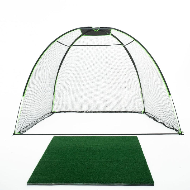 SIG 10 x 7 Rounded Golf Net with mat.