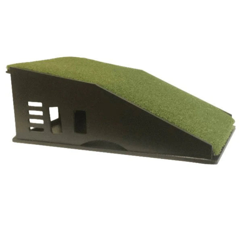 SIG Golf Simulator Projector Floor Mount Enclosure back angle view.