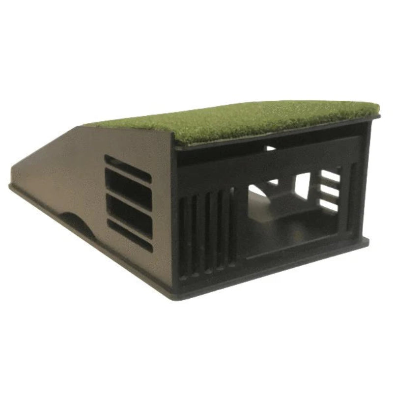 SIG Golf Simulator Projector Floor Mount Enclosure front angle view.