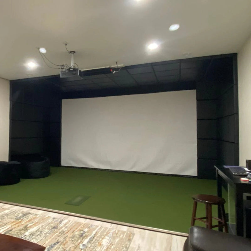 SIGPRO Golf Simulator Wall Padding wall panel full sim.