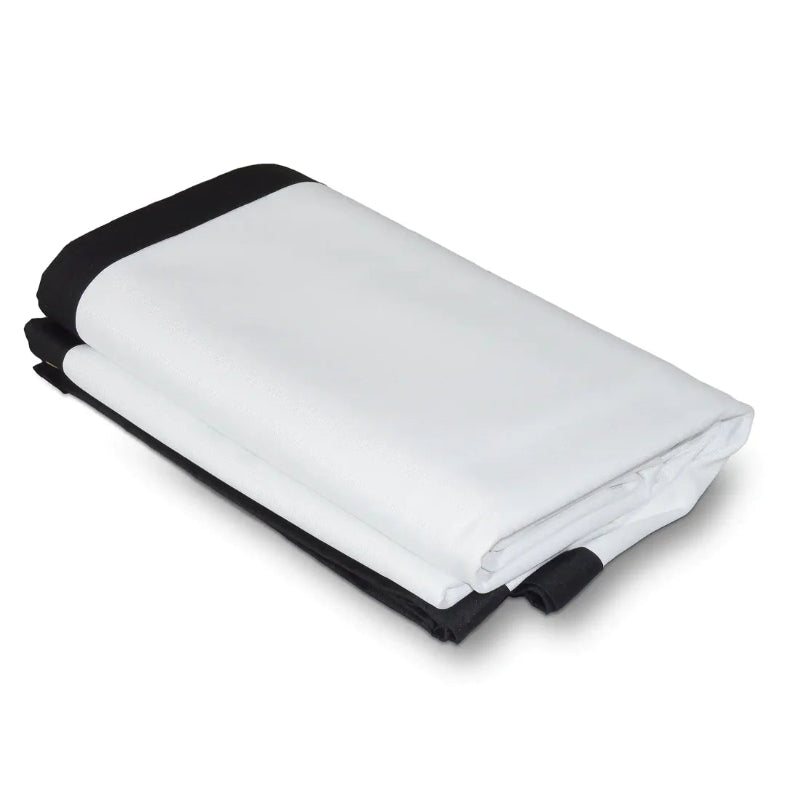 SimSpace Double Sided Impact Screen folded.