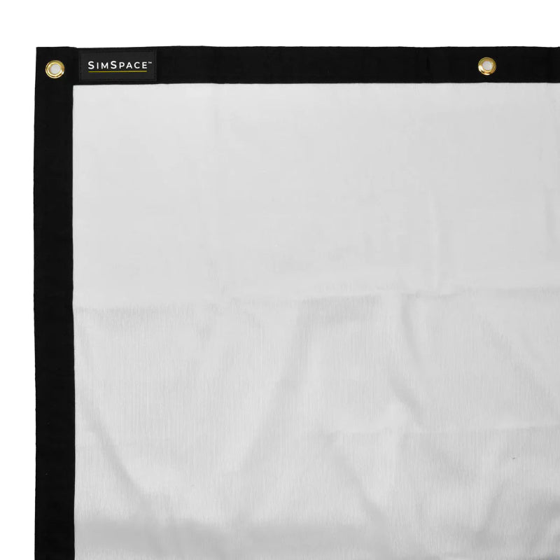 SimSpace Double Sided Impact Screen front view.