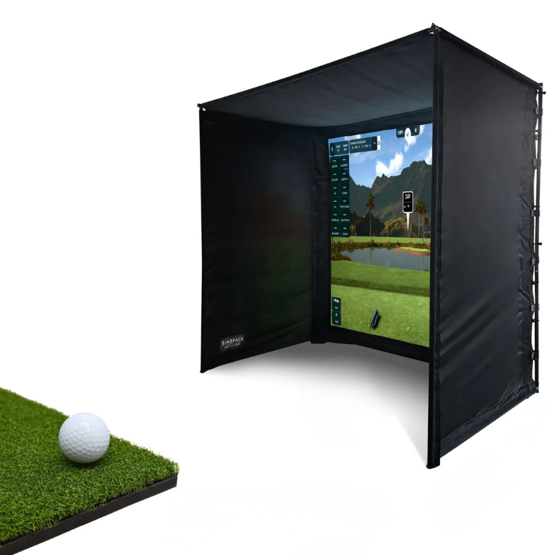 SimSpace UltraMAX Golf Simulator Enclosure Standard Mat.