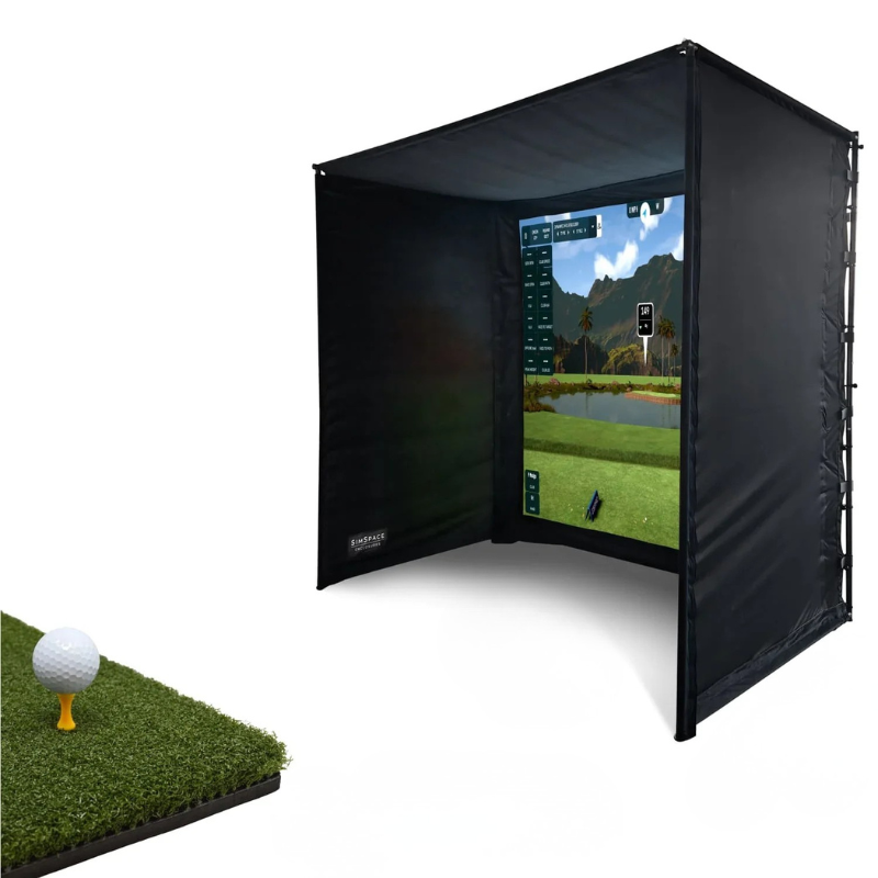 SimSpace UltraMAX Golf Simulator Enclosure Tee Turf Mat.
