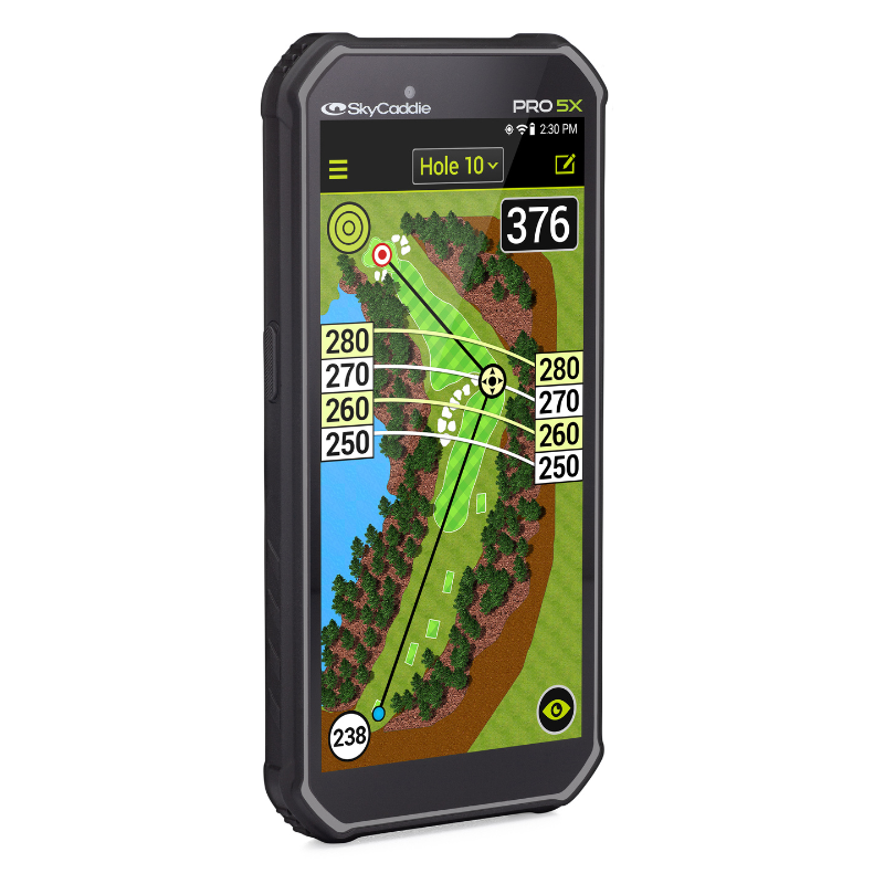 SkyCaddie PRO 5X left side view.