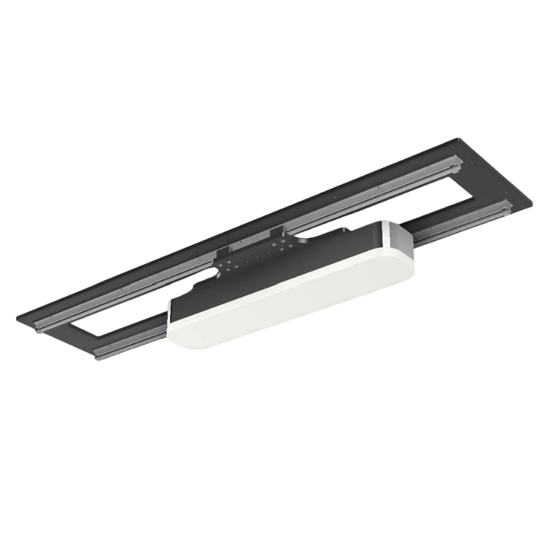 SkyRail Sliding Track Mount angled low view.