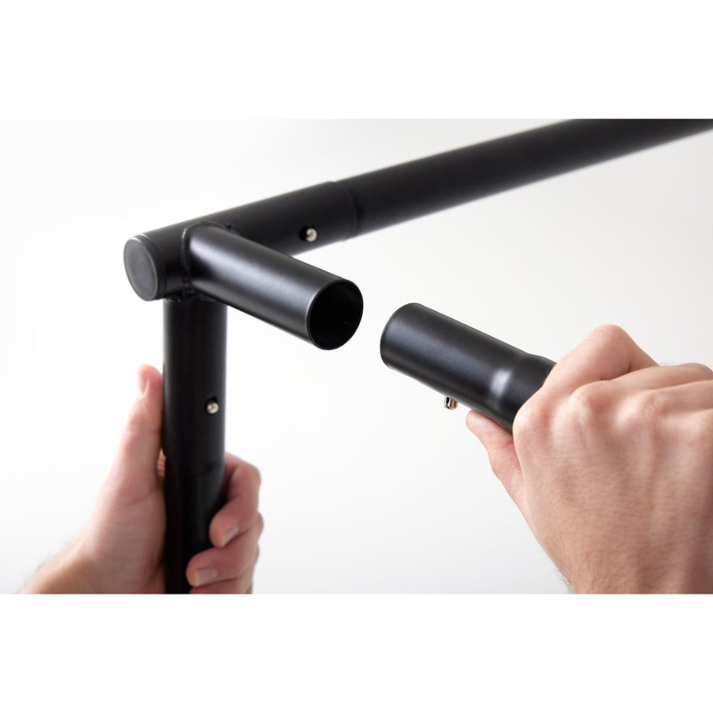 SkyTrak Golf Simulator Enclosure tool free quick connectors.