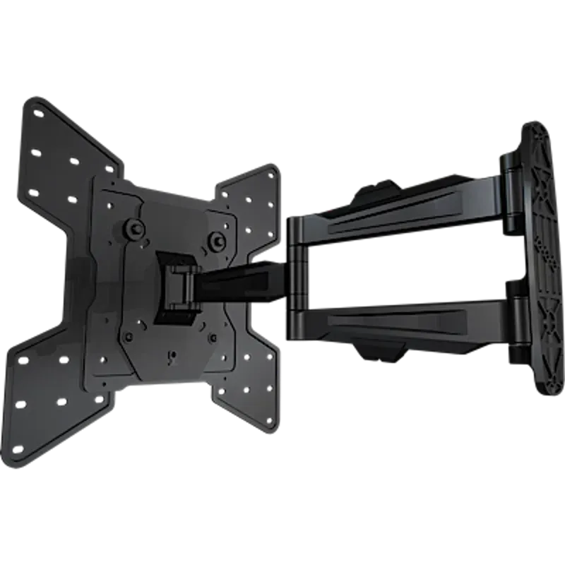 Surfthing Articulating Mount for 13" to 55" Flat Panel Screens assembly angled view.