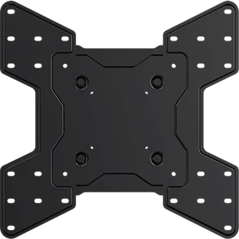 Surfthing Articulating Mount for 13" to 55" Flat Panel Screens wall attached view.