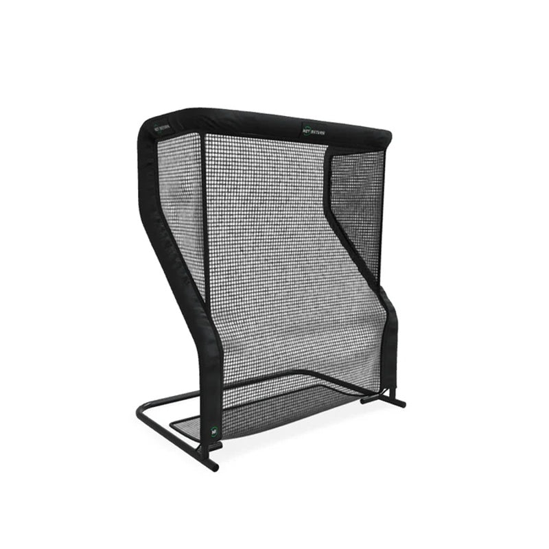 The Net Return Home Series Golf Net Mini front view black trim.