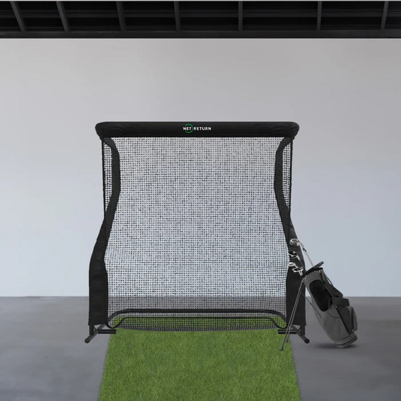 The Net Return Home Series Golf Package Home Package setup complete view.