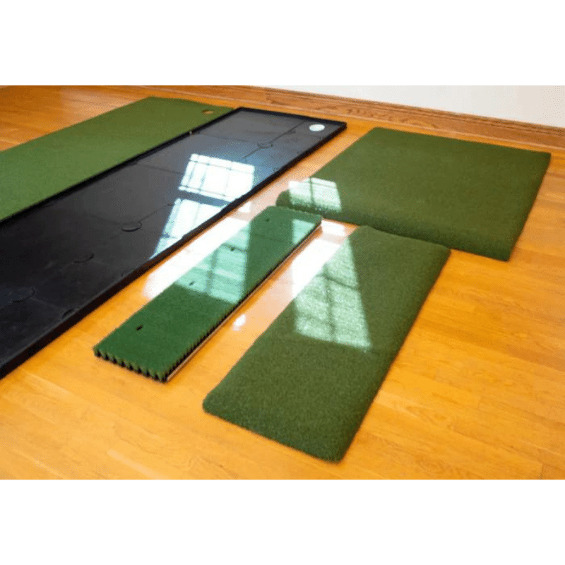 The Net Return Platinum Golf Turf pieces.