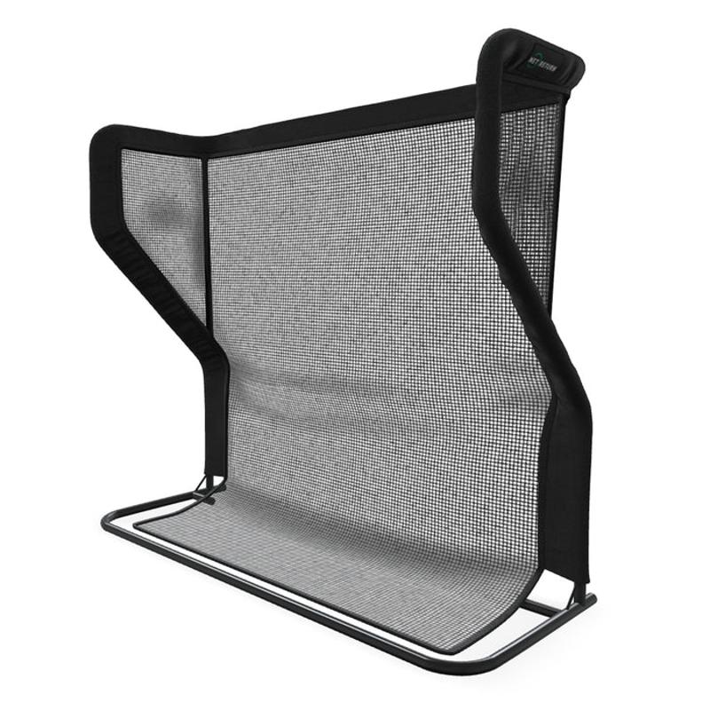 The Net Return Pro Series Golf Net Pro 9 angled right view.