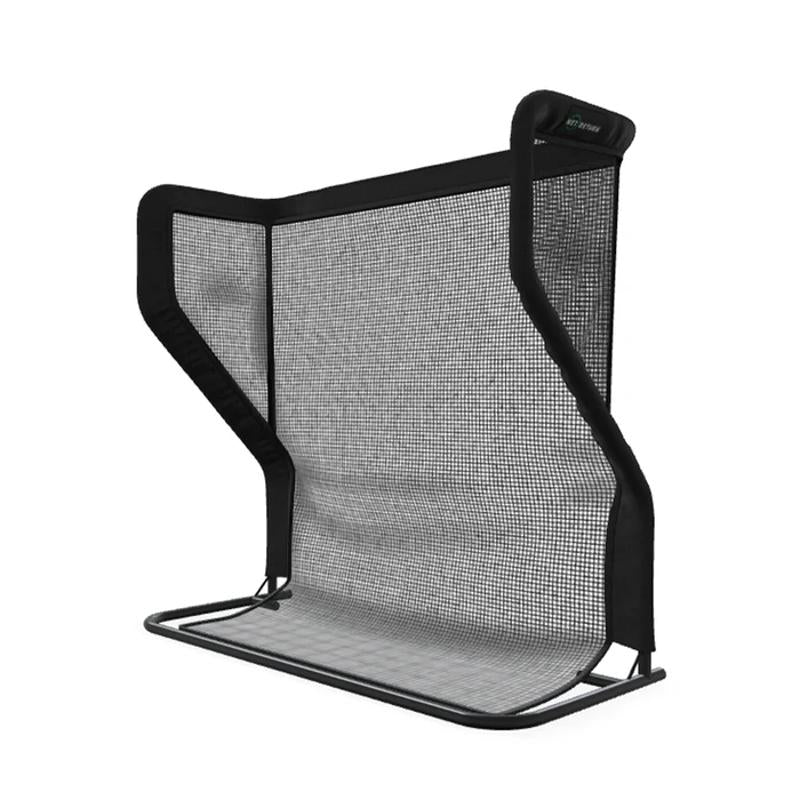 The Net Return Pro Series Golf Net Pro angled view of net.