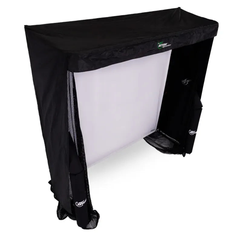 The Net Return Simulator Bay angled screen frame.
