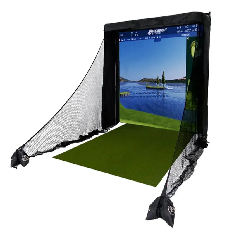 The Net Return Simulator Bay projected image on screen.