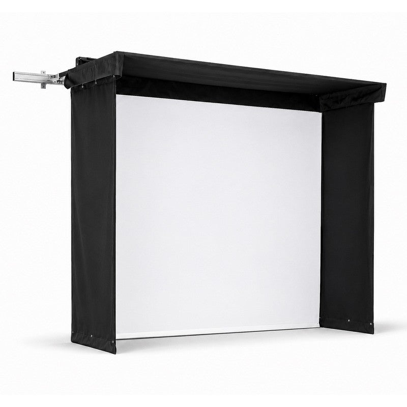 The SportsScreen Vanish LITE Series Golf Simulator Enclosure Vanish LITE 9 hero render view.