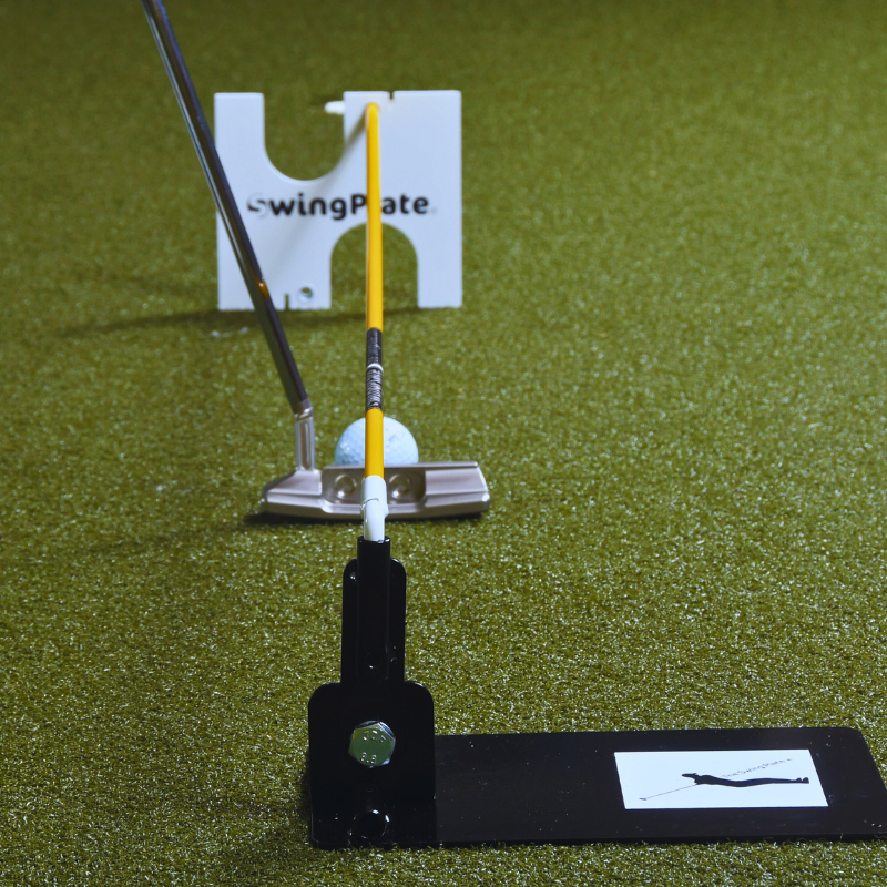 The Swing Plate Base with putting gate down the line view.