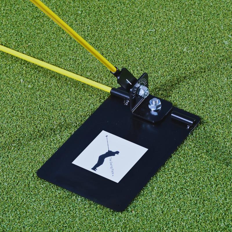 The Swing Plate Base with rods front view.