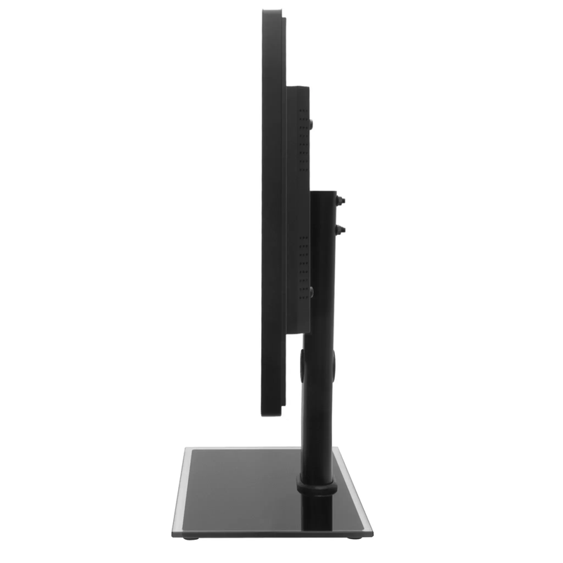 Touch Screen Guru Ultra Series 32" 4K Touch Screen Monitor right side view on stand.