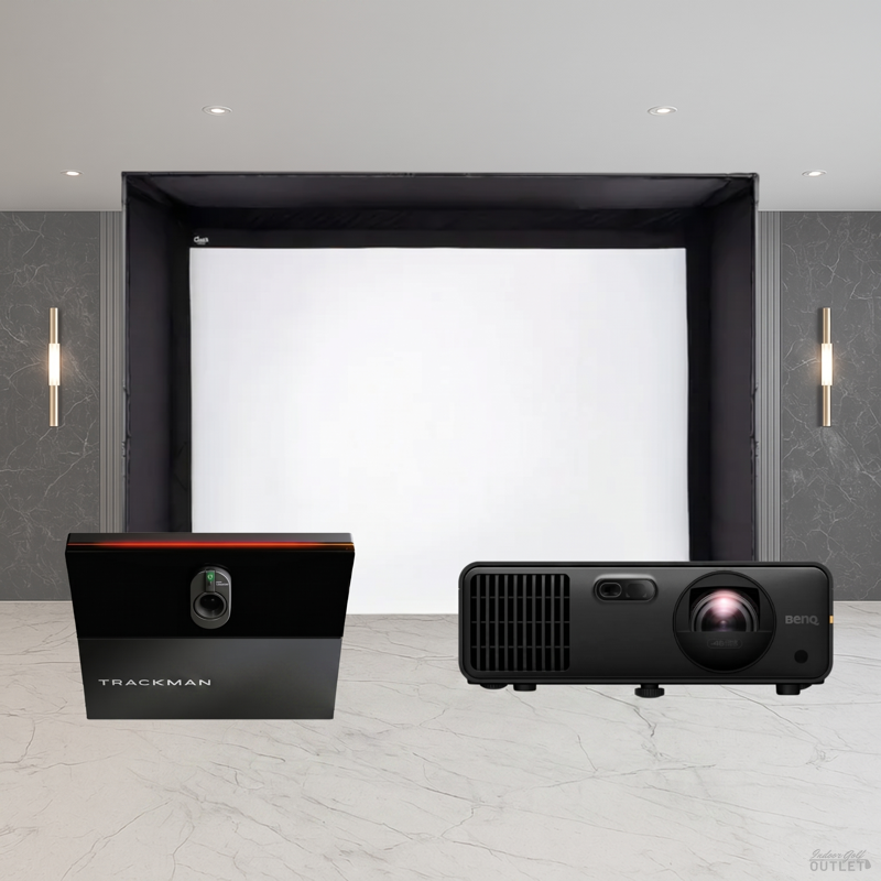 Trackman iO DIY Golf Simulator Enclosure Projector Package.