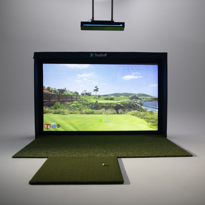 TruGolf MAX Golf Simulator front view.