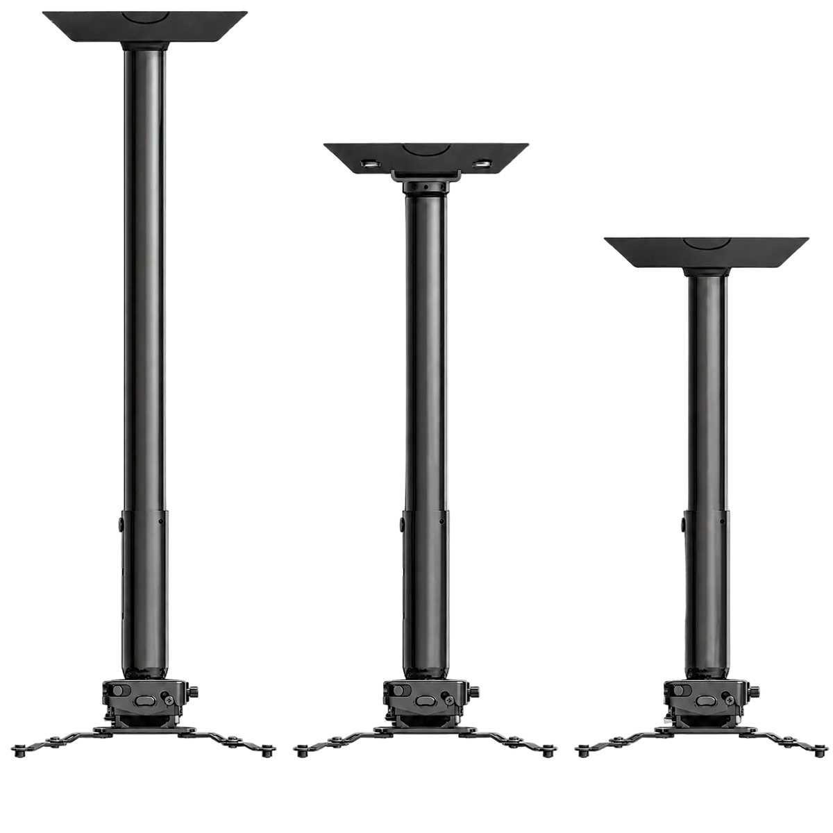 Universal Projector Ceiling Mount with Additional Extenders drop length variants.