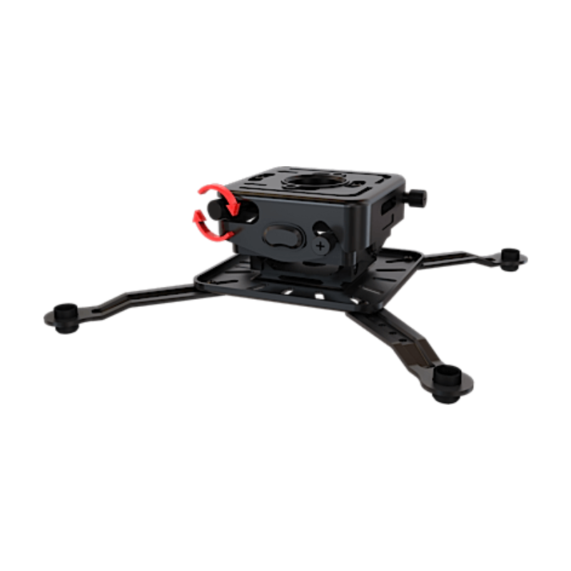 Universal Projector Mount with Addition Extenders screw direction.